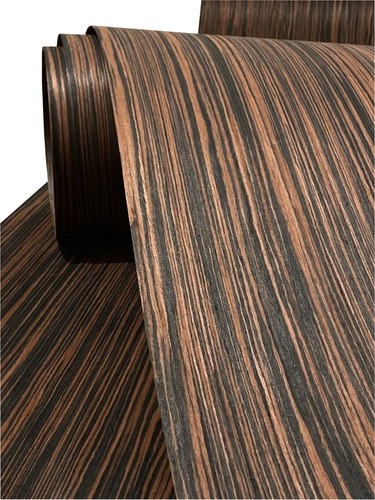 Red ebony wood veneer - red,