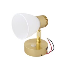 LED Reading Light 12V 24V Gold Brass Spotlight Touch Switch Dimmer USB Boat Lamp