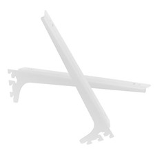  2 Pcs Shelf Support Bracket Decorative Brackets White Corner Metal