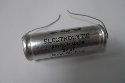Capacitor electrolytic plessey - capacitor,