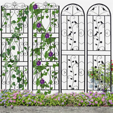 2X Large Tall Metal Garden Trellis Fence Plant Climbing Aid Lattice Outdoor Yard