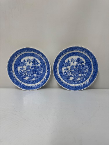 Pair vintage blue - vintage, white