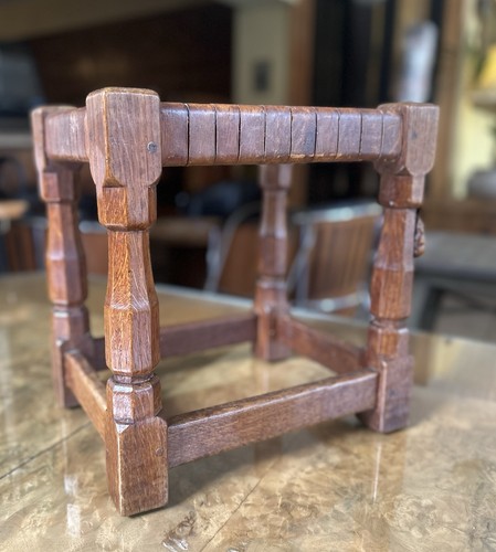 Robert thompson mouseman stool - thompson,