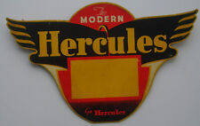 HERCULES Bicycle Sign original red & yellow winged shape advertising price slot