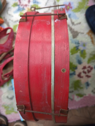 Vintage wooden drum - vintage,