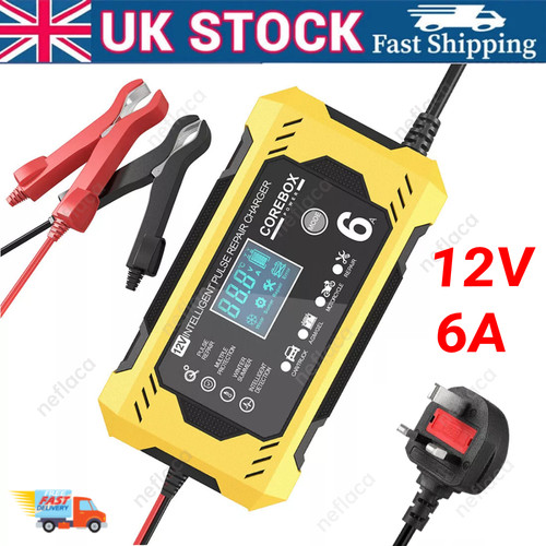 12v car battery - 12v, 6a