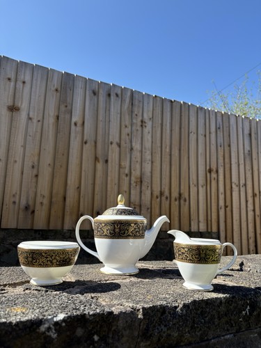 Minton grandee tea pot milk - minton,