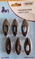 6pc Scarf Hijab Safety Pins