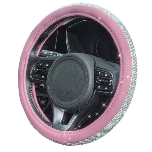 Pink steering wheel - steering, 38cm