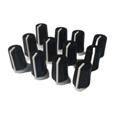 12PCS Black EQ Rotary Knob For