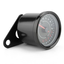 DC 12V Universal Motorcycle LED Backlight Tachometer Electronic Tach Meter Gauge