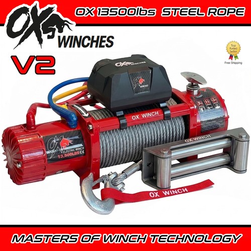 Electric winch 13500lb 12v - electric,