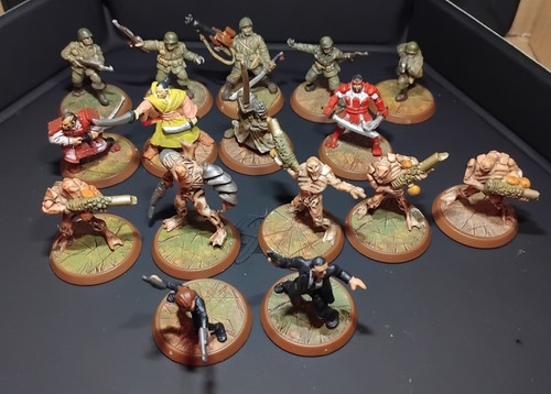 Assorted heroscape figures - assorted, figures.