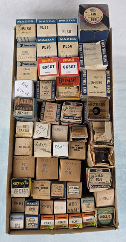Job lot vintage - radio, valves
