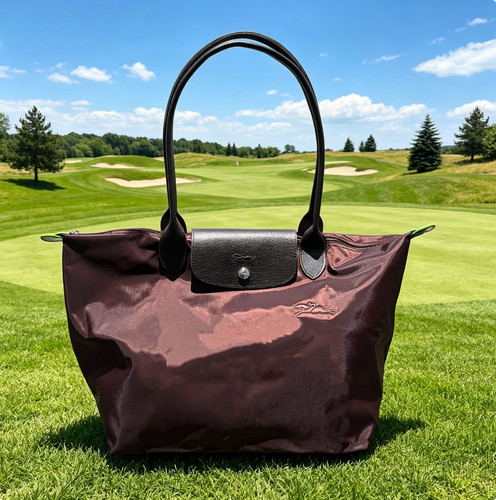 Longchamp handbag ebony - handbag,