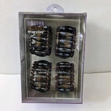 Martha Stewart 4 Napkin Rings Set Christmas Twilight Open Box