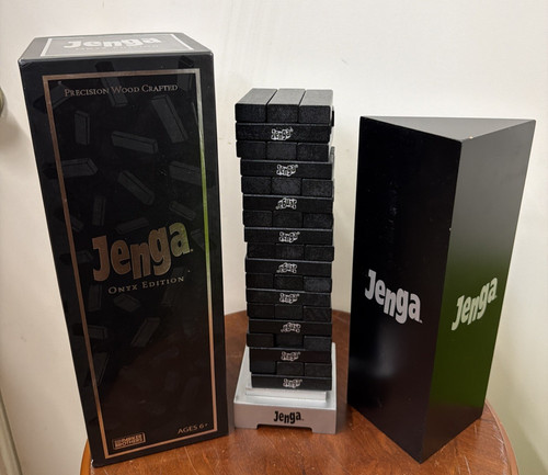 Jenga onyx edition - jenga, hasbro