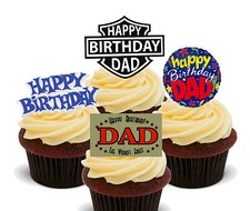 Happy Birthday Dad Edible