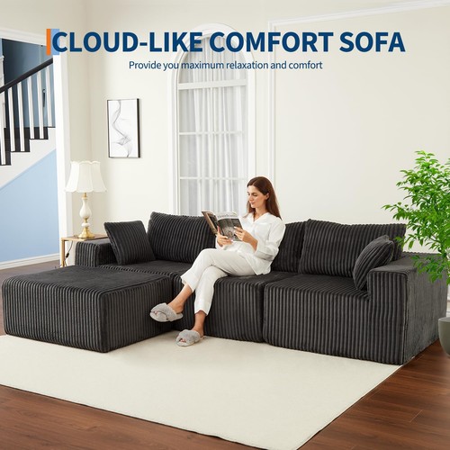 274cm modular sectional sofa - sectional,