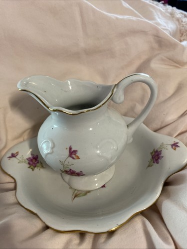 Small ceramic jug and bowl - ceramic,