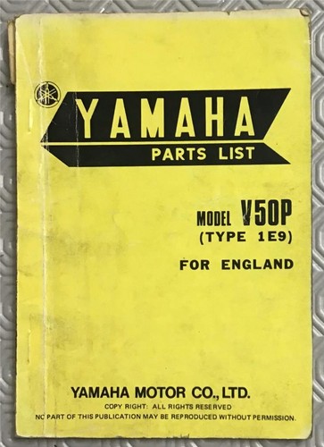 Yamaha v50p motorcycle - motorcycle, spare