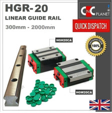 HGR SERIES 20mm LINEAR BEARING GUIDE SLIDE RAIL CARRIAGE BLOCK HGW20CA HGH20CA