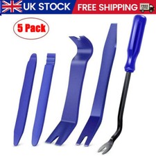 5Pcs Car Trim Removal Tool Set Door Panel Fastener Auto Dashboard Plastic Kit UK