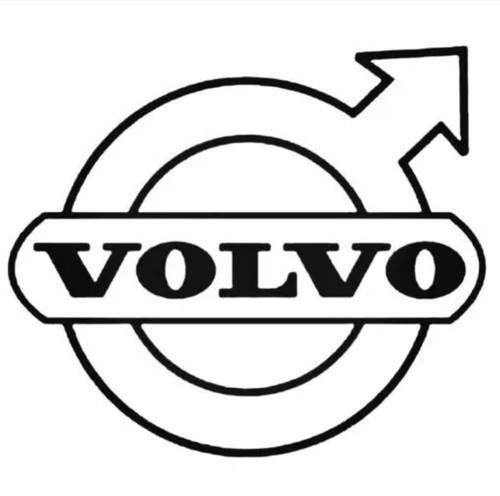 Volvo car logo vinyl sticker - car,