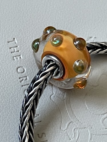 Trollbeads coral opal glass - coral,