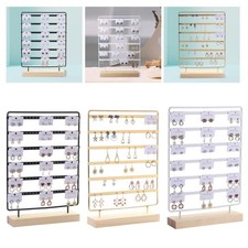 6 Layer Wood Metal Earring