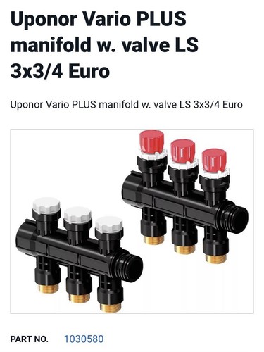 Uponor vario plus manifold - plus, w