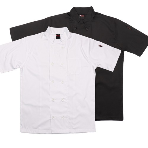 Chef jacket plastic - chef, button