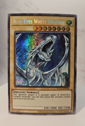 Blue eyes white dragon - white,
