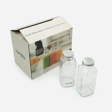 6-Pack Reusable Glass Bottles
