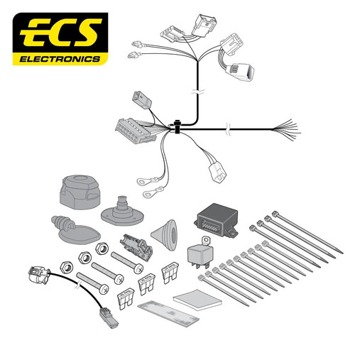 Towbar wiring kit - wiring, pin