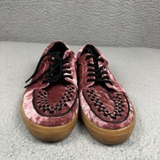 Tuk Shoes Womens 6 US M 4 Maroon Suede Creeper Gothic Punk