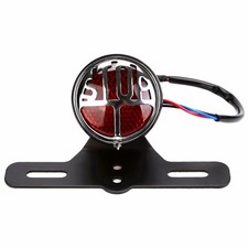 Motorcycle "STOP"Tail Brake Light Lamp For Cafe Racer Bobber Old School Rat Bike