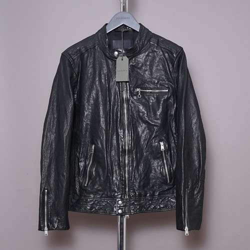 All saints leather jacket mens - saints,