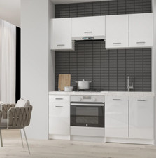 Kitchen Set, Complete Kitchen Set, 5piece Set White Gloss