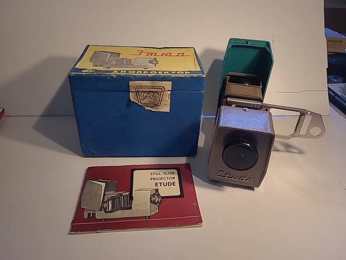 Vintage still slide projector - vintage,