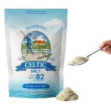 Pure Flourish Celtic Sea Salt - 600g | Organic & Unrefined Rich in 82+ Minerals