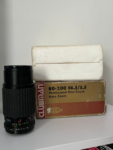 Vintage 200mm zoom lens - vintage, 80–200mm