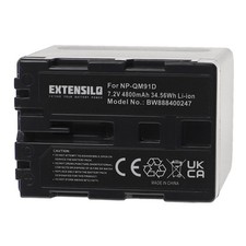 Battery for Sony NP-FM55H NP-FM91 NP-FM90 NP-FM70 NP-FM50 NP-FM30 4800mAh 7.2V