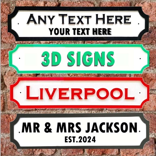 Personalised street sign - personalised,