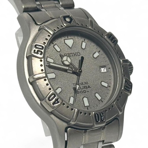 Seiko titanium scuba 200m - seiko,