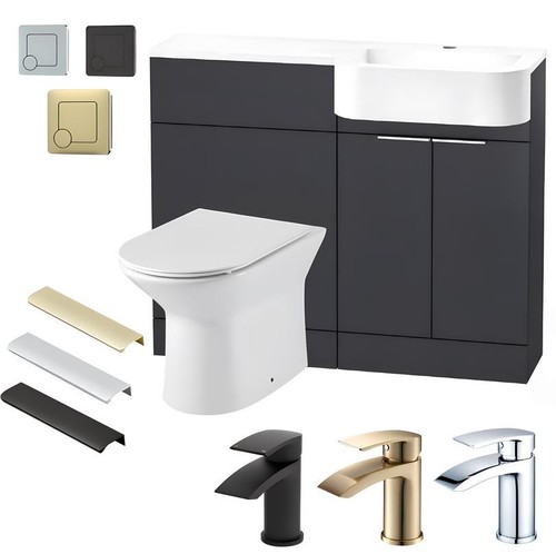Shape black vanity - black,