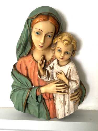 Religeous wall plaque madonna - religeous,