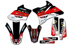 2002-2014 YZ 85 RICOCHET Black Senge Graphics Kit Compatible with Yamaha