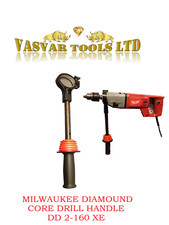 Milwaukee diamond core drill DD2-160 side handle