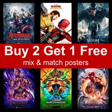 Marvel Movie Posters A5 A4 A3